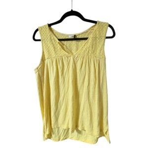 Anthropologie Akemi + Kin Yellow Tank, Size Small
